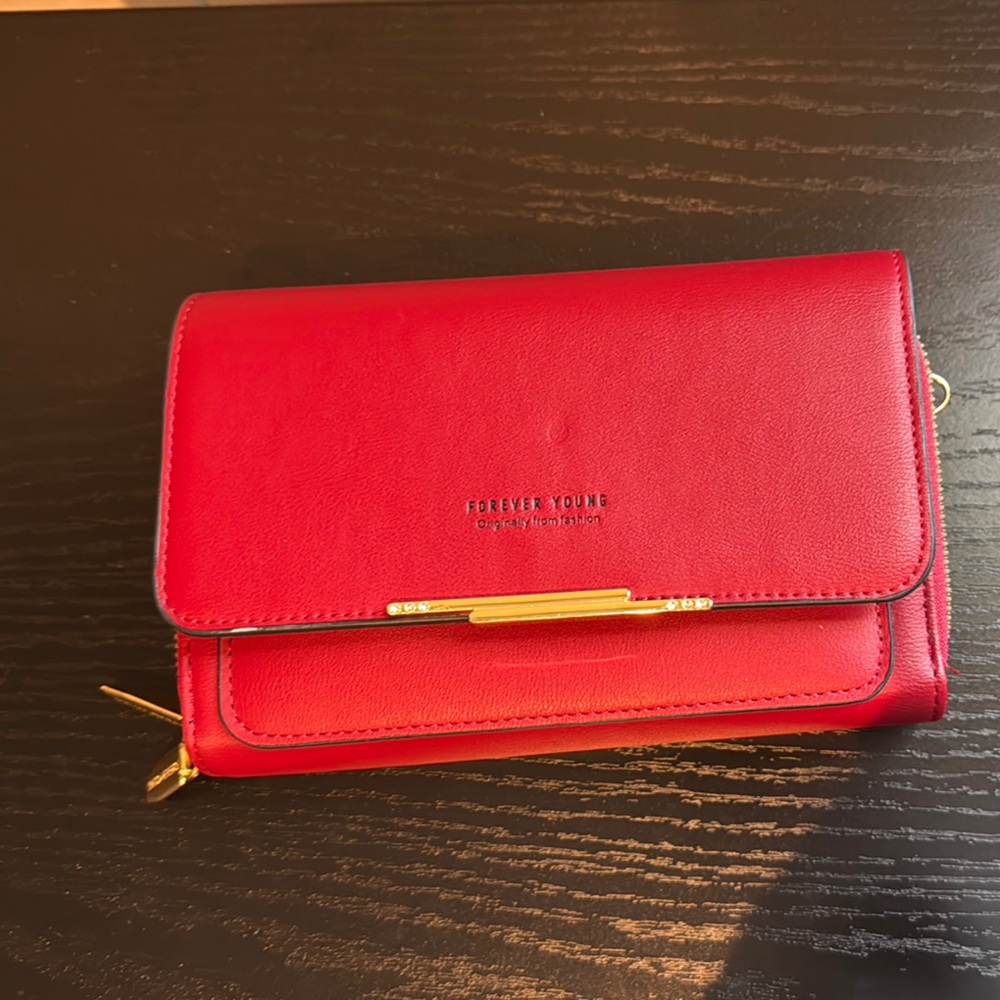Red Leather Wallet